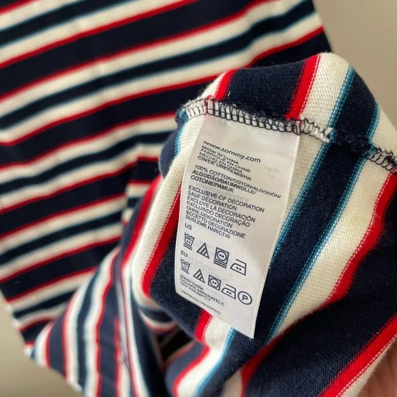 Tommy Hilfiger Navy and Red Striped Dress - Picture 7 of 8